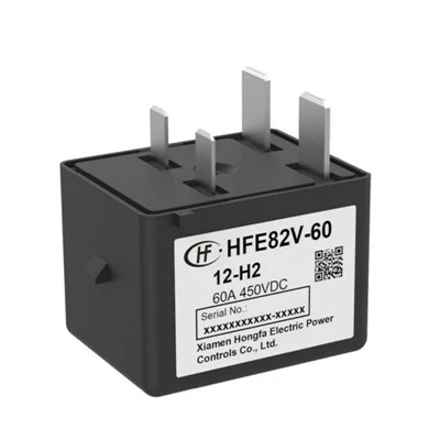 HFE82V-60 HONGFA nagyfeszültségű DC mágneskapcsoló 450V 750V 60A